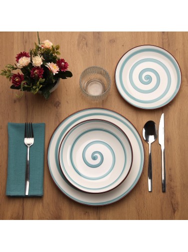 18-PIECE DINNERWARE SET MODEL ELIA BLUE