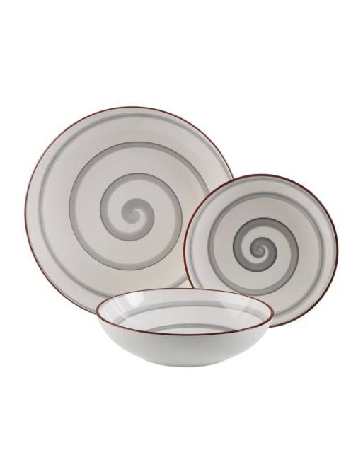 MODÈLE DE VAISSELLE À 18 PIÈCES ELIA GRAY MODÈLE DE VAISSELLE À 18 PIÈCES ELIA GRAY