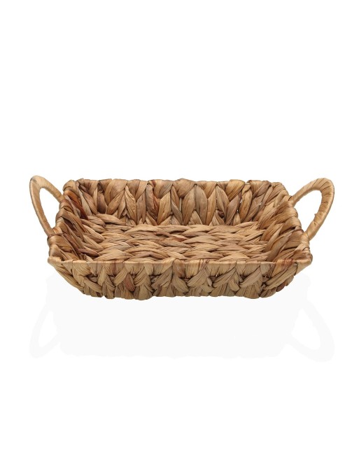 RECTANGULAR BASKET WITH HANDLES MODEL DYLAN 25x20x 5.5 CM