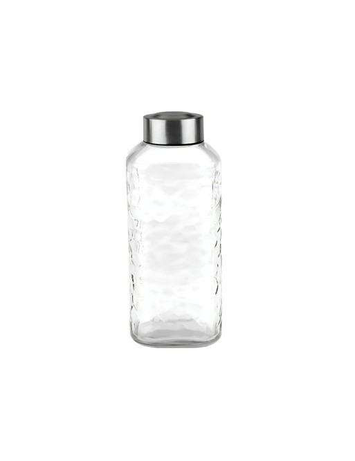 BOUTEILLE EN VERRE TRANSPARENTE MODÈLE FONTE 1,3 LITRE