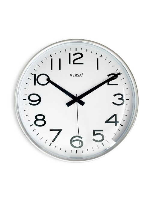 ORBITA SILVER WALL CLOCK MODEL 25CM