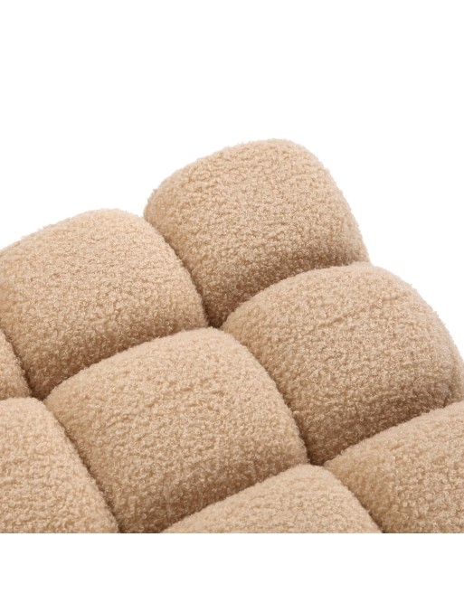 PUF CUADRADO MODELO VELVY BEIGE