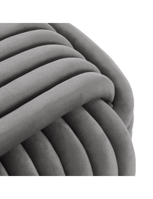 SQUARE POUF MODEL NEST HELLGRAU