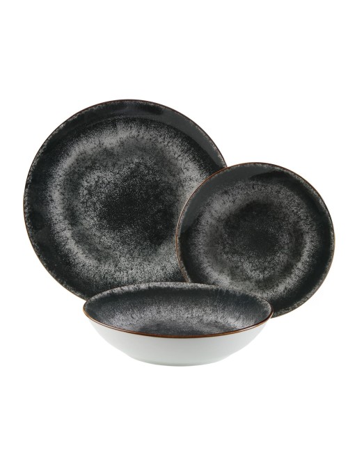 ENSEMBLE DE VAISSELLE EN IVOIRE MODÈLE 18 PIÈCES