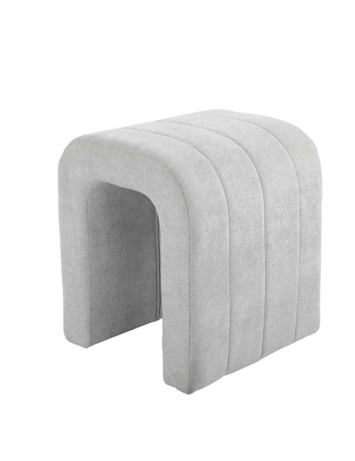LIGHT GREY NATHAN MODEL VELVET STOOL LIGHT GREY NATHAN MODEL VELVET STOOL