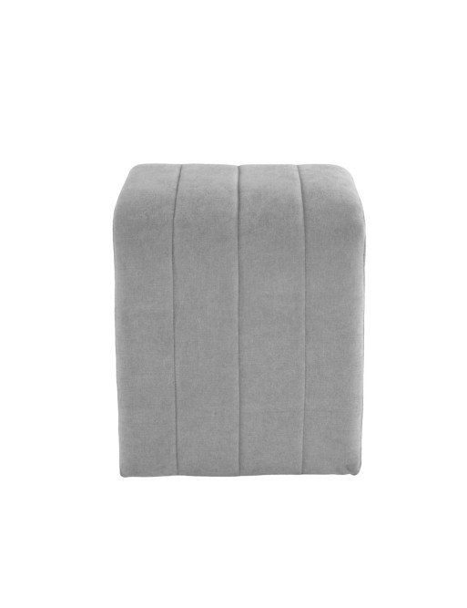 DARK GREY UPHOLSTERED STOOL DARK GREY UPHOLSTERED STOOL