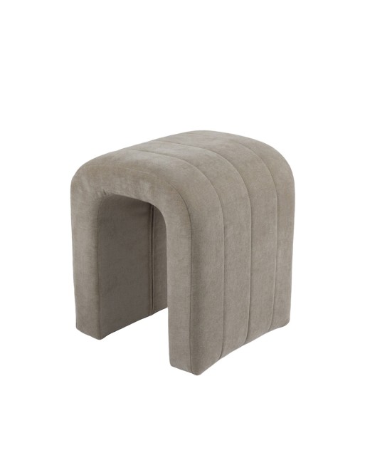 TABURETE DE TERCIOPELO MODELO NATHAN BEIGE TABURETE DE TERCIOPELO MODELO NATHAN BEIGE