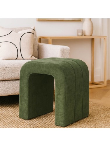 MODÈLE DE TABOURET EN VELOURS NATHAN GREEN