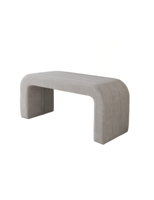 NATHAN MODEL LIGHT GRAY VELVET BENCH NATHAN MODEL LIGHT GRAY VELVET BENCH