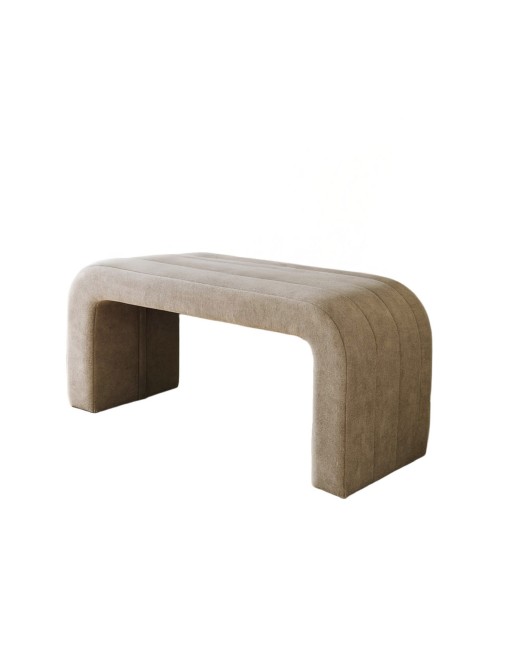 VELVET BENCH MODEL NATHAN BEIGE VELVET BENCH MODEL NATHAN BEIGE