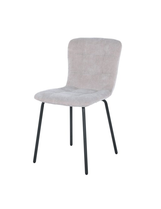 SILLA TAPIZADA MODELO AMEL BEIGE