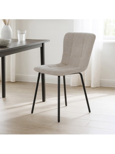 UPHOLSTERED CHAIR MODEL AMEL BEIGE