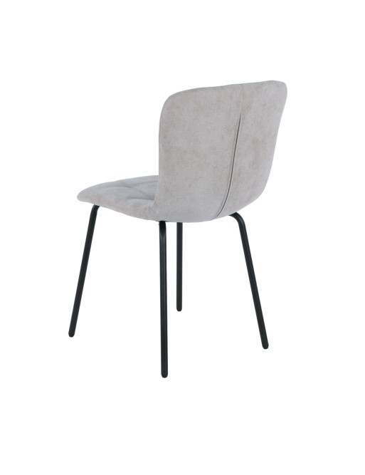 SILLA TAPIZADA MODELO AMEL BEIGE