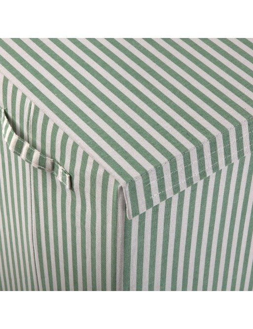 FOLDING LAUNDRY BASKET MODEL PARAMO GREEN 35x35x55 CM FOLDING LAUNDRY BASKET MODEL PARAMO GREEN 35x35x55 CM