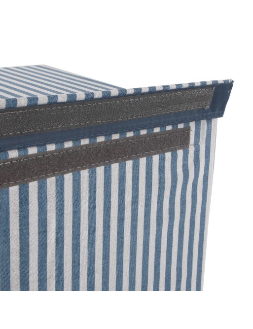 CESTO DE ROPA PLEGABLE MODELO PARAMO AZUL 35x35x55 CM