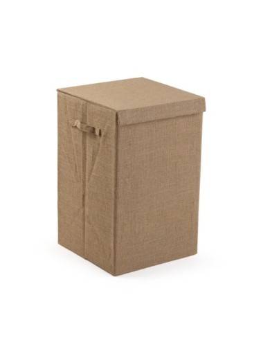 FOLDABLE JUTE HAMPER