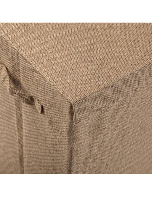 FOLDABLE JUTE HAMPER