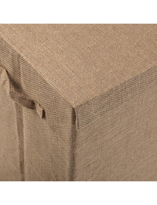 JUTE FOLDING LAUNDRY BASKET JUTE FOLDING LAUNDRY BASKET