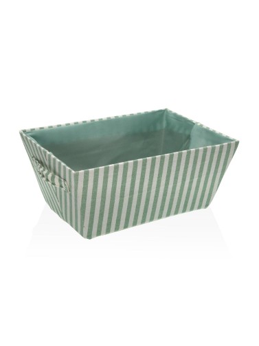 RECTANGULAR BASKET MODEL PARAMO GREEN 35x25x15 CM