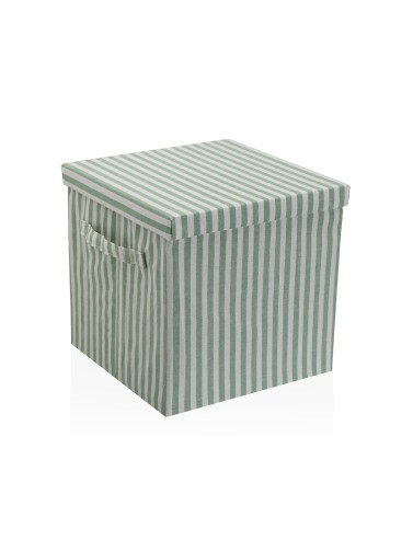 CAJA CUADRADA CON TAPA MODELO PARAMO VERDE 30x30x30 CM