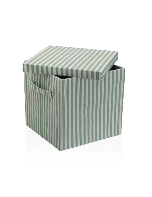 CAJA CUADRADA CON TAPA MODELO PARAMO VERDE 30x30x30 CM CAJA CUADRADA CON TAPA MODELO PARAMO VERDE 30x30x30 CM