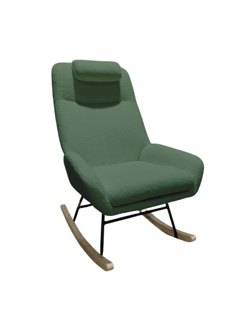 SCHAUKELSTUHL MIT KISSEN MODELL SORENA GREEN