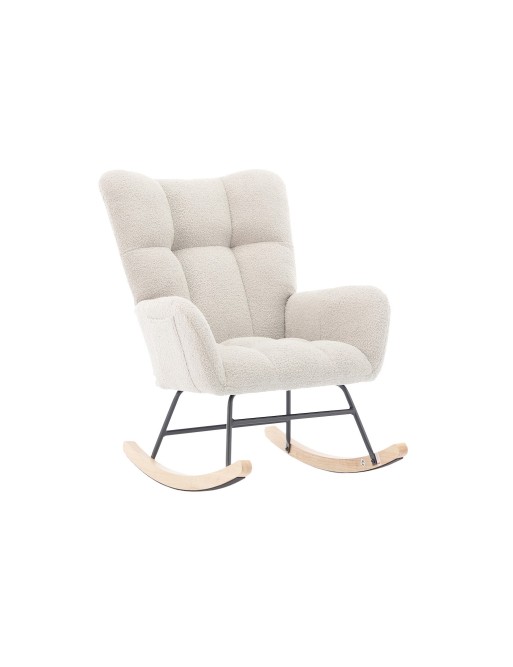 ROCKING CHAIR WITH ARMRESTS MODEL ELVA BEIGE ROCKING CHAIR WITH ARMRESTS MODEL ELVA BEIGE