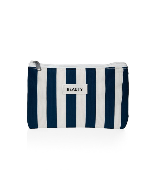 SMALL CORDA NAVY BLUE TOILETRY BAG