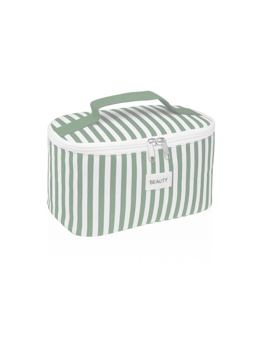 CORDA LIGHT GREEN TOILETRY BAG WITH HANDLE