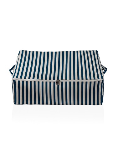 BOLSA PARA ROPA MODELO CORDA AZUL MARINO 70x50x20 CM