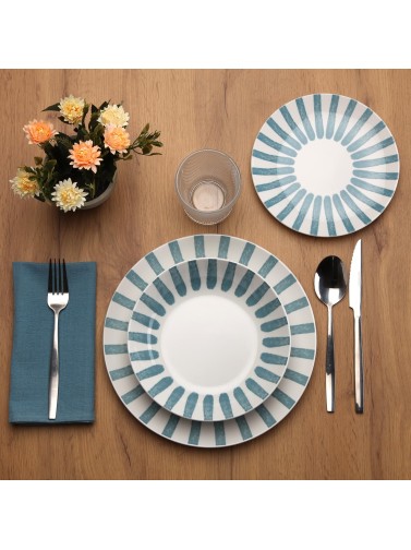 18-PIECE TABLEWARE MODEL NIMBO BLUE