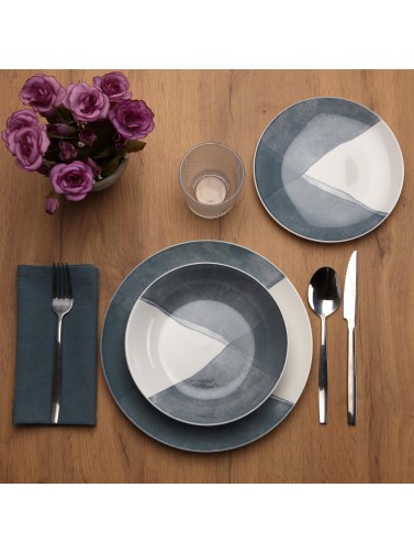 18-PIECE TABLEWARE SET MODEL NUBIA BLUE
