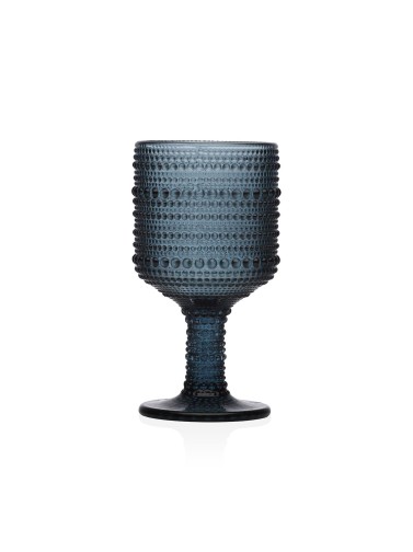 COPA PARA VINO 270 ML MODELO ZENIA AZUL