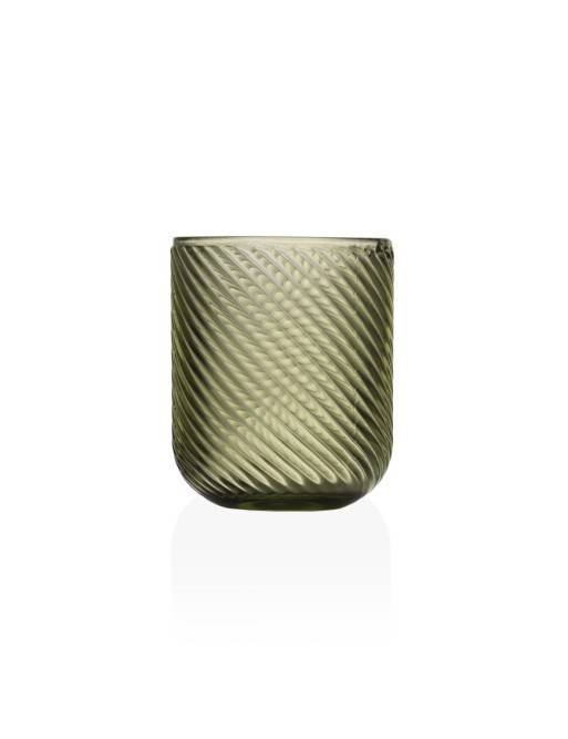 VASO DE CRISTAL DE 260ML MODELO NIVA VERDE VASO DE CRISTAL DE 260ML MODELO NIVA VERDE