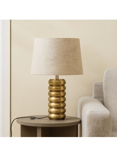 LAMPARA DE MESA MODELO ONNA DORADO