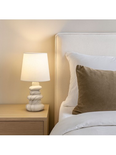 WHITE TABLE LAMP MODEL CELIA