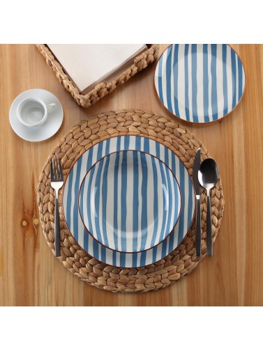 18-PIECE DINNERWARE SET MODEL NERINA BLUE