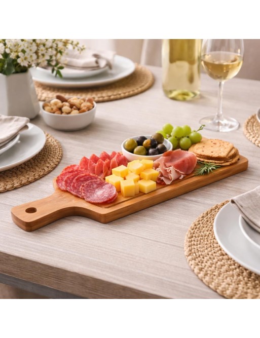 SMALL BAMBOO CUTTING BOARD 33x12 CM