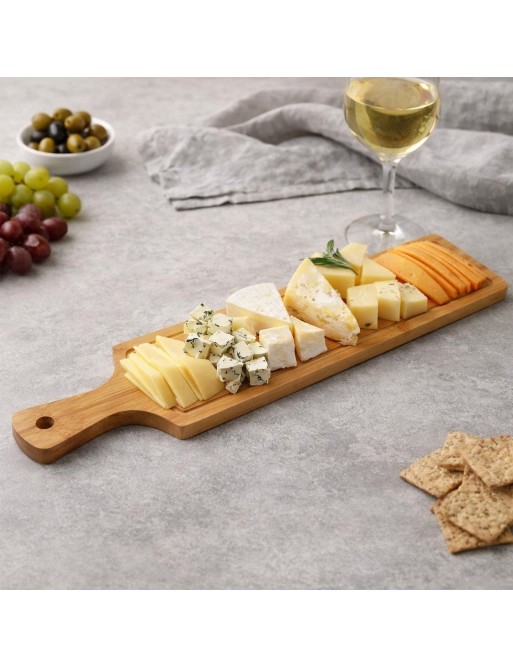 TABLA DE CORTAR GRANDE DE BAMBÚ 50x12,5 CM