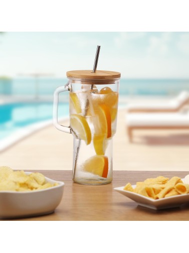 BECHER MIT GLASDECKEL MODELL HENKEL