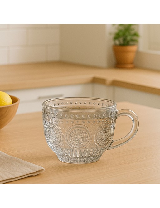 BECHER AUS SONNENBLUMENGLAS BECHER AUS SONNENBLUMENGLAS