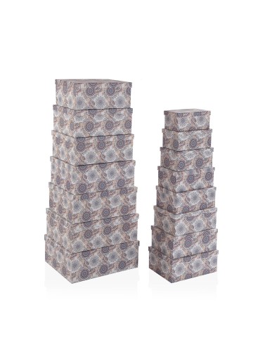 SET 15 BOÎTES EN CARTON INDIEN