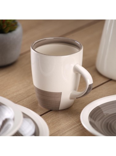 ORBIS DARK GREY BREAKFAST MUG OR MUG