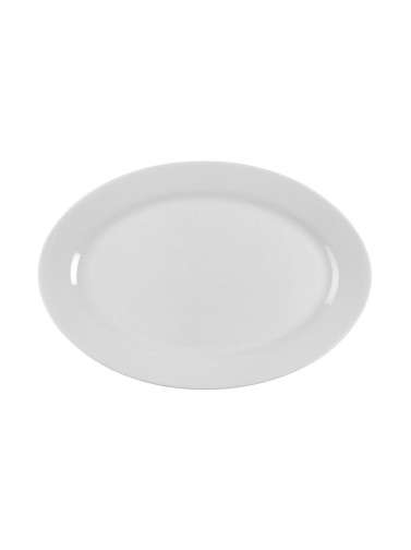 GROSSER OVALER PORZELLANBRUNNEN MODELL CALMA WHITE