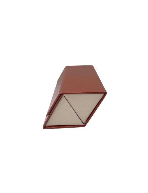 FUNDA PARA DOS GAFAS MODELO POLIPIEL TERRACOTA