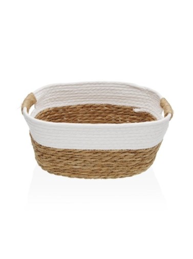 MODÈLE MOYEN PANIER BLANC AVEC POIGNÉES