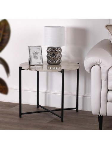 LAMPE AVEC SOCLE MÉTALLIQUE ET ABAT-JOUR ARRONDI