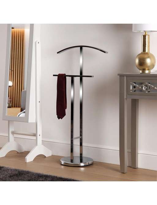 Coat stand or suit valet stand, Steel model