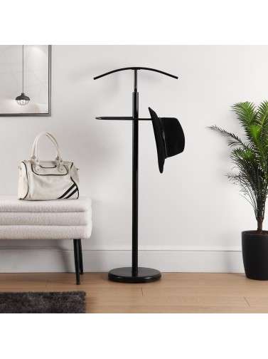 Coat stand or suit valet stand, model Metal (Black)