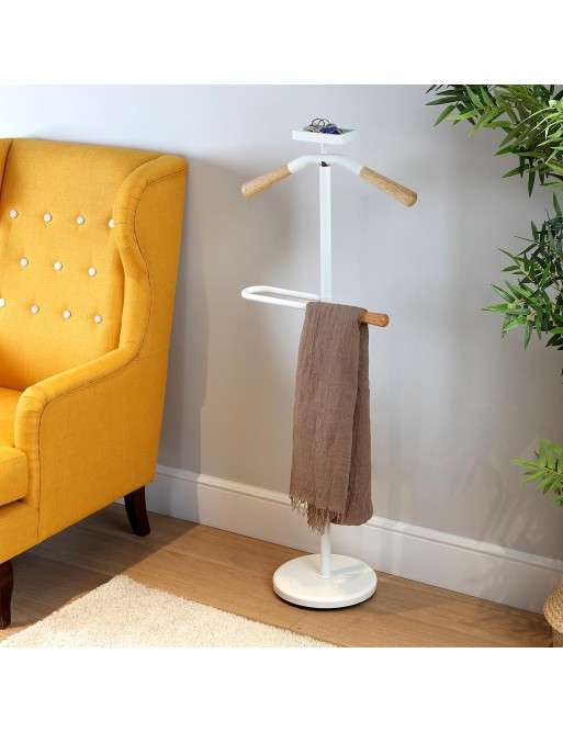 COLGADOR DE ROPA O GALAN MODELO PINO (BLANCO)